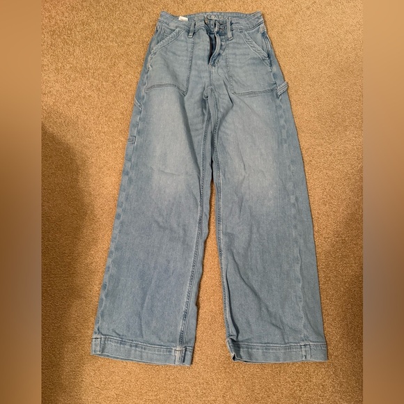 American Eagle Outfitters Denim - AE Light Wash High Rise Wide Leg Denim Pants size 2